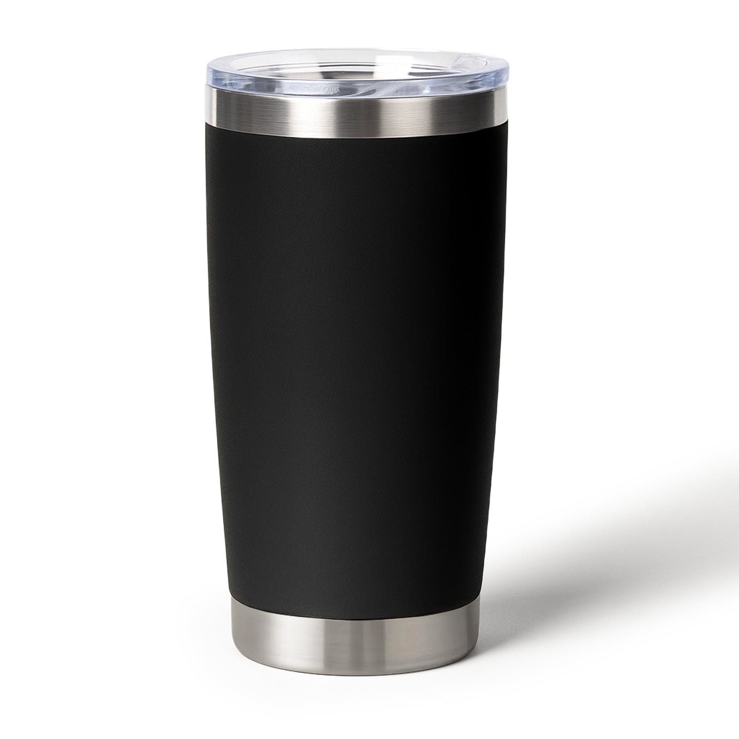 Drinkware | 20oz/600ml Travel Tumbler | Powder Coated Stainless Steel | Black