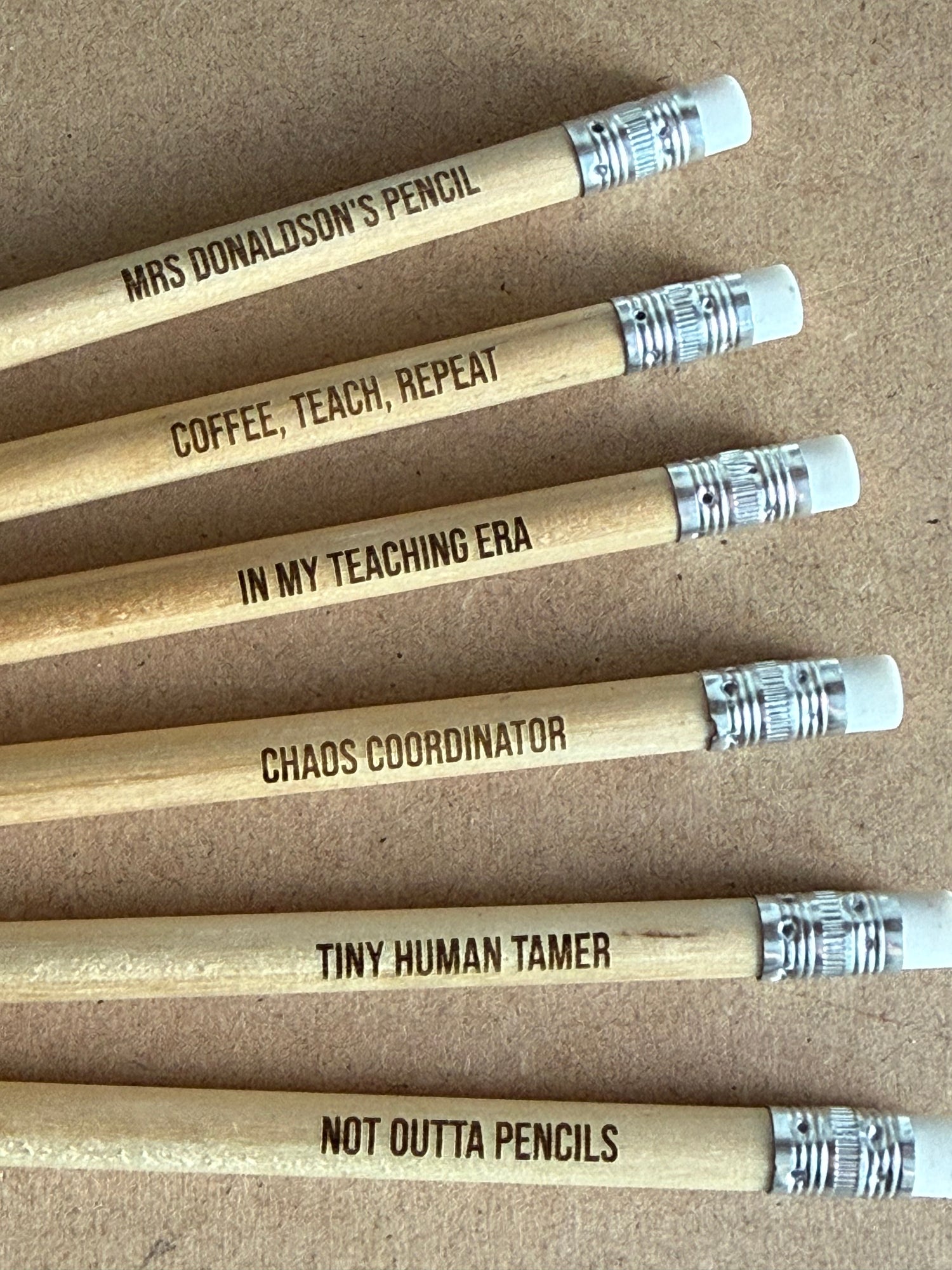 Personalised Engraved Pencils