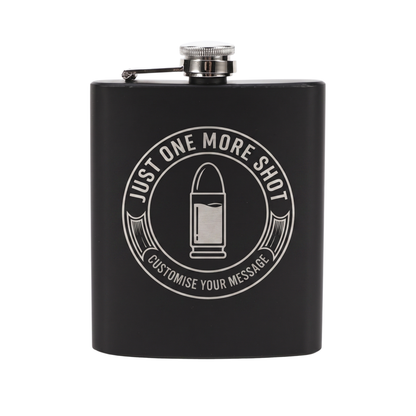 Engraved Stainless Steel Hip Flask